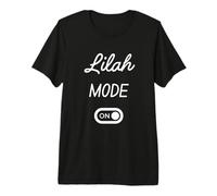 Mode Lilah Activé Nom Drôle T-Shirt Haut de Gamme