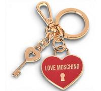 Love Moschino - Porte-clés Logo Métal - Femme - Accessoires - Jaune - Taille: ONE Size