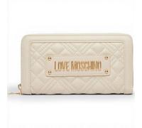 Love Moschino Quilted Porte-monnaie 19 cm blanc