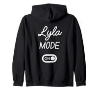 Mode Lyla Activé Nom Drôle Sweat à Capuche