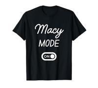 Mode Macy Activé Nom Drôle T-Shirt