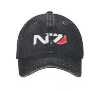 Mode Mass Effect N7 Casquette de Baseball Jeu vidéo Logo Hommes Femmes Designer Trucker Dad Chapeau Printemps Ajusté Rétro Kpop Rock Casquettes de Baseball Cadeau
