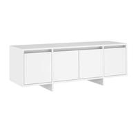 &Mode Meuble TV Bas sur Pieds - Table de Télévision Blanc 120x30x40 5 cm - Bois d'ingénierie Sale45467