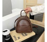 Mode Mignon Léger Épaule Pu Petit Sac à Dos, Casual Petits Sacs Pour Dames Sortir, Sac D'École Mini Rétro Marron Taille UniqueMulticolorePolyuréthane