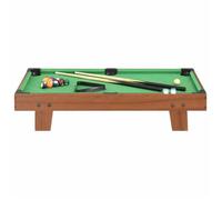 &Mode Mini table de billard 3 pieds 92x52x19 cm Marron et vert Sale902683
