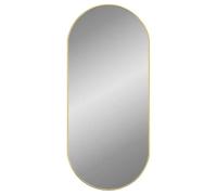 &Mode Miroir Suspendu Décoratif - Miroir mural Doré 100x45 cm Ovale Sale551706