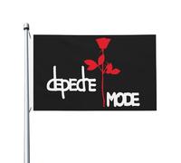 Mode Music De&PE & Che Band Drapeau imprimé directement sur vêtement Polyester durable Motif graphique accrocheur Bannière double face - 0,9 x 1,5 m