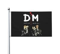 Mode Music De&PE & Che Band Drapeau imprimé directement sur vêtement Polyester durable Motif graphique accrocheur Bannière double face - 0,9 x 1,5 m