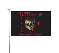 Mode Music De&PE & Che Band Drapeau imprimé directement sur vêtement Polyester durable Motif graphique accrocheur Bannière double face - 0,9 x 1,5 m