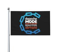 Mode Music De&PE&Che band face Depeche Mode 90x150 cm - Drapeau de jardin extérieur en polyester - Bannière murale déco maison - Accessoire concert pour fans de musique rock