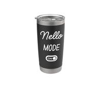 Mode Nello Activé Nom Drôle Gobelet isotherme en acier inoxydable double paroi