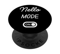 Mode Nello Activé Nom Drôle PopSockets PopGrip Adhésif