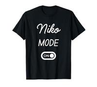 Mode NIKO Activé Nom Drôle T-Shirt