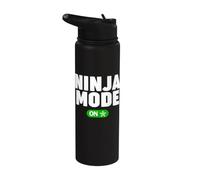 Mode Ninja Star Ninja activé Stainless Steel Insulated Water Bottle