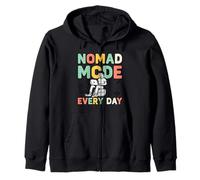 Mode Nomade Every Day Remote Work Lifestyle Design Sweat à Capuche