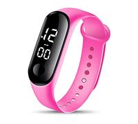 Mode numérique LED Sport Montre Unisexe Bande de Silicone Montres-Bracelets Hommes Femmes Mi Fit Bip S (One Size)
