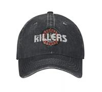 Mode O2 The Killers Casquettes de Baseball pour Hommes Femmes en Détresse Lavé Snapback Chapeau Rock Band Tour Outdoor Summer Hatcotton, pour Toutes Les Saisons