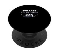 Mode Panda Amusant Too Lazy to Be Lazy pour Les Amateurs de Panda géants PopSockets PopGrip Adhésif