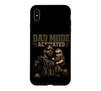 Mode Papa activé Tough Dad & Baby dans des Lunettes de Soleil Coque pour iPhone XS Max