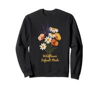 Mode par défaut de Fleurs Sauvages Esthétique Florale Sweatshirt