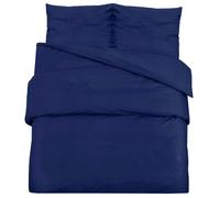 &Mode Parure de lit - Ensemble de housse de couette - Bleu marine - 200x200 cm Microfibre Sale271671