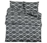 &Mode Parure de lit - Ensemble de housse de couette - Gris 220x240 cm Coton Sale531520