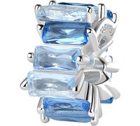 Mode pendentif argent Fancy Cloud bleu clair FCL03