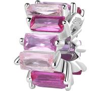 Mode pendentif argent Fancy Vibrant Pink FVP03