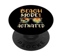 Mode Plage : Design d'été activé, Vacances à la Plage PopSockets PopGrip Adhésif