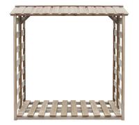 &Mode Porte bûches de Jardin - Abri de stockage à bois de chauffage 150x90x176 cm Pin imprégné Sale362708