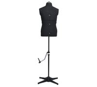 Mode Produits ménagers - vidaxl - Mannequin de couture ajustable pour homme Noir Taille 37-45 - pour maison N1B6206