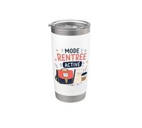 Mode Rentrée Activé École Cartable Enseignant Maîtresse Gobelet isotherme en acier inoxydable double paroi