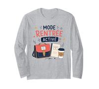 Mode Rentrée Activé École Cartable Enseignant Maîtresse Manche Longue