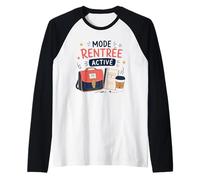 Mode Rentrée Activé École Cartable Enseignant Maîtresse Manche Raglan