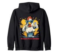 Mode rôtissoire activée drôle ménopause Poulet hénopause Sweat à Capuche