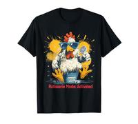 Mode rôtissoire activée drôle ménopause Poulet hénopause T-Shirt