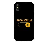 Mode Rythme activé pour Les batteurs et Ceux Qui Gardent Le Rythme Coque pour iPhone X/XS