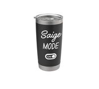 Mode Saige Activé Nom Drôle Gobelet isotherme en acier inoxydable double paroi