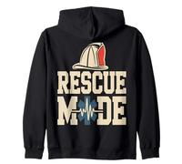 Mode Sauvetage Pompier EMS First Responder Pride Sweat à Capuche