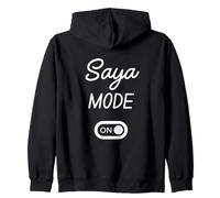 Mode Saya Activé Nom Drôle Sweat à Capuche