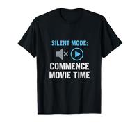 Mode silencieux Commence Movie Time Film Buff Graphic T-Shirt