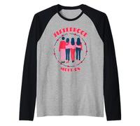 Mode Sisterhood activé - Design avec cœurs, pour sœurs, Femmes Manche Raglan