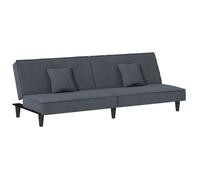 &Mode Sofa Convertible - Canapé-lit,Lit banquette gris foncé - Velours Sale991857
