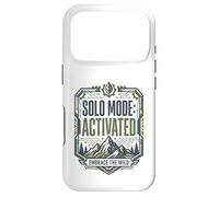 Mode Solo activé Embrace Wild Mountain Randonnée Aventure Coque pour iPhone 17 Pro