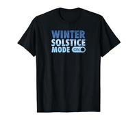 Mode Solstice d'hiver activé T-Shirt Graphique avec Valeur, Homme, Noir, M