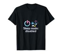 Mode Sommeil handicapé infirmière Nuit Graphique néon T-Shirt