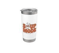 Mode soupe activée pour amateur de cuisine humoristique Gobelet isotherme en acier inoxydable double paroi