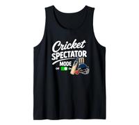Mode spectateur de Cricket sur Le Design Amusant de Regarder Le Cricket Débardeur