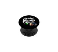 Mode spectateur de Cricket sur Le Design Amusant de Regarder Le Cricket PopSockets PopGrip Adhésif
