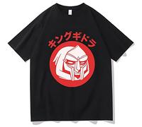 Mode T-Shirt MF Doom T-Shirt Manches Courtes Hommes Femmes Coton Adultes Décontracté Tee Shirt Neutre Détaché Coton T-Shirt Manches Courtes Hauts-Black||XXS